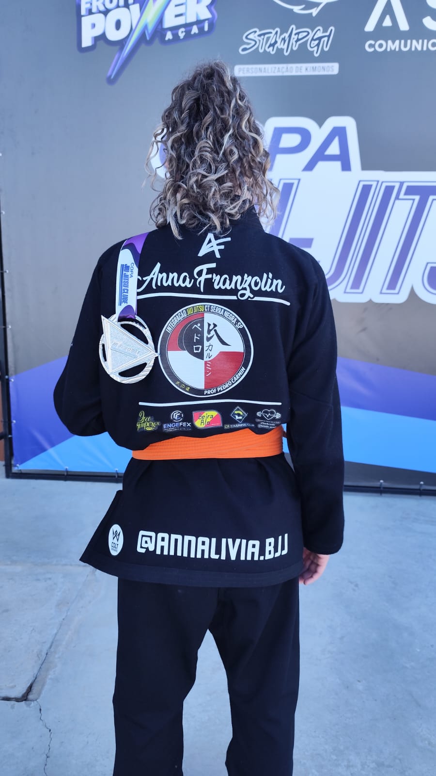 Kimono da Aninha com sua identidade